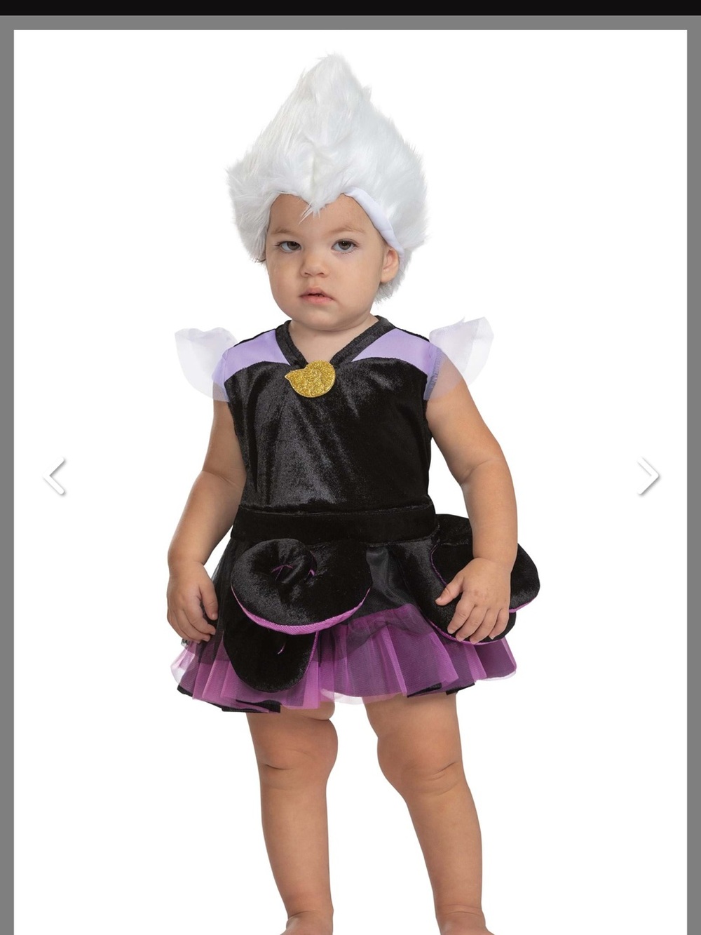 Disney Infant Ursula Costume 6-12 Months